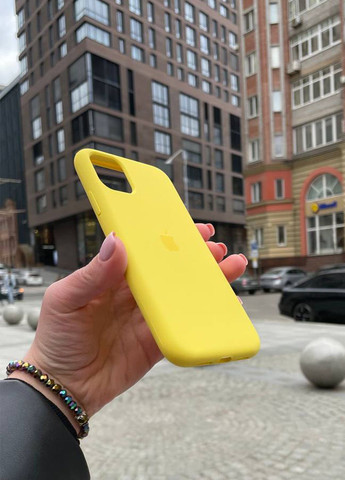 Чехол для iPhone 11 Pro желтый Canary Yellow Silicone Case силикон кейс No Brand (289754143)