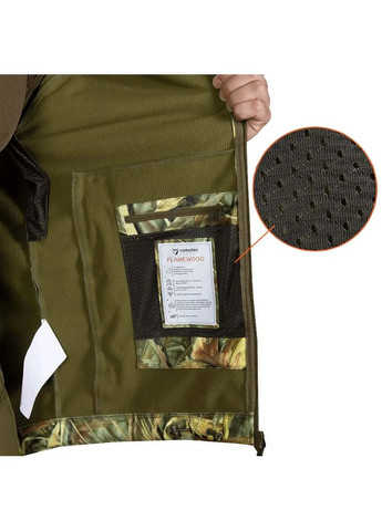 Комбінована демісезонна куртка rubicon cane Camotec