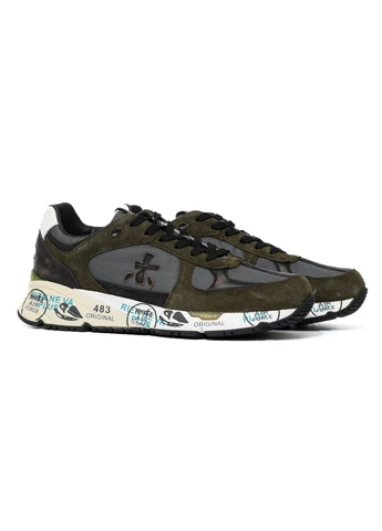 Оливкові кросівки mase olive mase-4005 Premiata