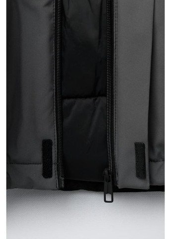 Черная подростковая зимняя куртка 5644/666 чорний Zara