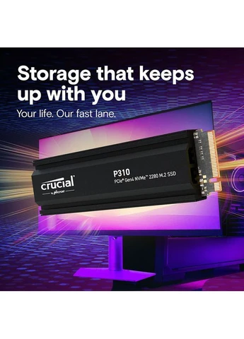 SSD накопитель M.2 2280 1TB P310 (CT1000P310SSD8) Micron (380818321)