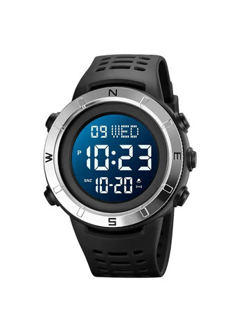 Чоловічий спортивний годинник 2015 (Чорний з чорним циферблатом S) Skmei (314484029)