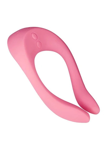 Вибратор для стимуляции точки G и клитора розовый Partner Multifun 2 Satisfyer (382846198)