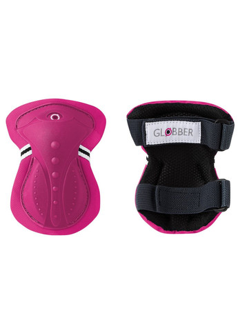 Захист наколінники+налокітники+щитки для зап’ясть фуксія (темно-рожевий) для дитини 25-50кг () Globber 541-310 (363820500)