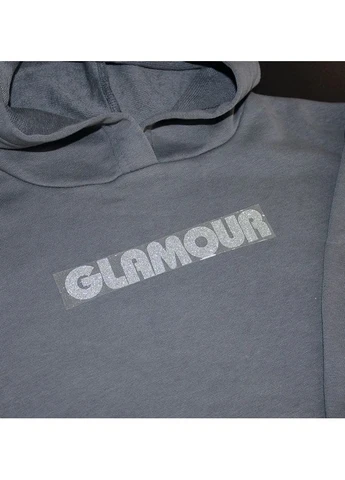 Термоаплікація з глітеру "Glamour" срібного кольору (2135) No Brand (392307610)