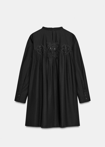 Чорна сукня Zara однотонна