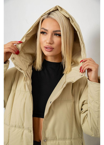 Бежевая зимняя куртка женская зимняя Ager 244R8832