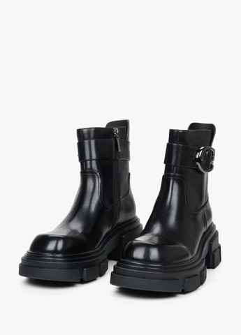 Черевики, колір чорний Estro (325746341)