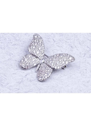 Брошка Метелик Fauna, родована біжутерія, преміум якість Fashion Jewelry (393799679)