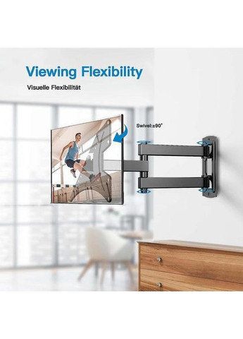 Кронштейн Perlesmith PSSFK1 для телевізорів 13"–42", поворотно-похилий China (351854947)