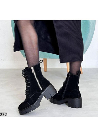 Зимние ботинки женские замша, зима Gallop Lin без декора из натуральной замши