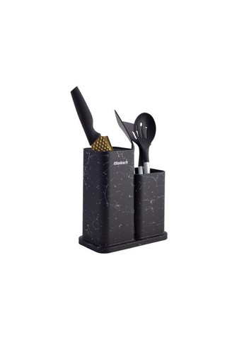 Двойная квадратная подставка для ножей и кухонных принадлежностей с наполнителем Kamille (303212859)