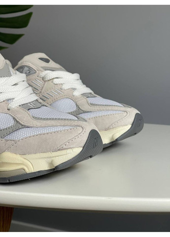 Серые демисезонные кроссовки мужские и женские new balance 9060 sea salt | нью беланс 9060 серые No Brand