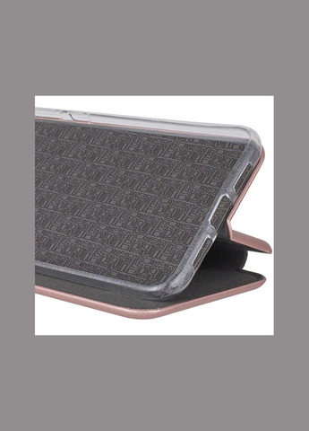 Чехол книжка Samsung Galaxy A20 эко-кожа Premium Case для смартфона Розовое золото MOXOM (317311925)