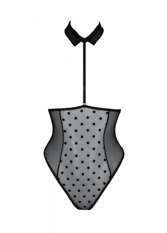 Еротичне боді TRISHA BODY, S/M, black, з відкритими чашками Passion (369950958)