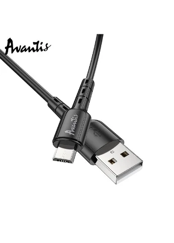 Кабель USB Micro 1 м зарядный шнур для смартфона и планшета Быстрая зарядка 3 А Avantis (367835491)