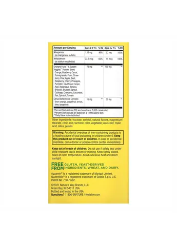 Таблетки Kids Chewable Multivitamin - 120 таб. Апельсин та Ягода Nature's Way (388275303)