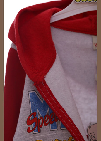 Красный демисезонный костюм для девочки на флисе трикотажный sport красный 104 см (41700) Kids Club