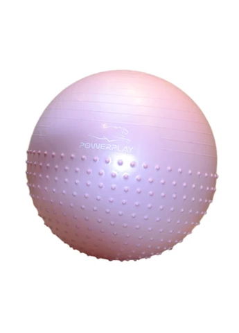 Мяч для фитнеса (фитбол) полумассажный 4003 Ø65 cm Gymball Лиловый + помпа PowerPlay (401225856)