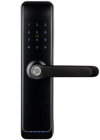Біометричний розумний замок для дверей Husky Bluetooth Black PES (347324731)
