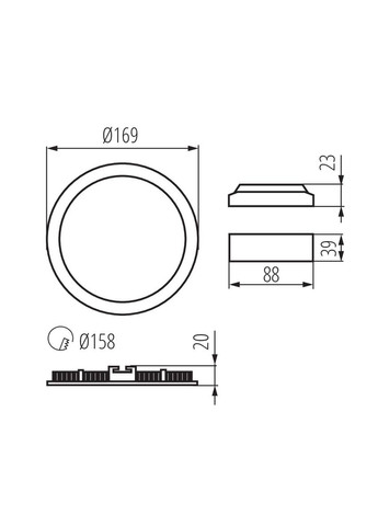 Точечный светильник 28932 Rounda Kanlux (305756177)