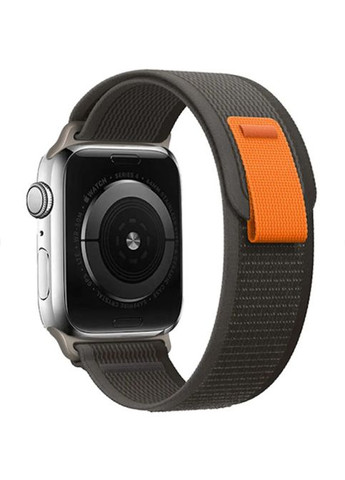 Ремешок Trail Loop для смарт часов 38/40/41/42 мм на Apple Watch Series 1-10 Black/Grey No Brand (369163771)