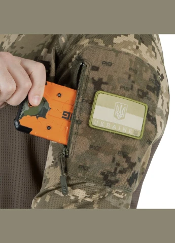 Футболка польова LACERTA L/S Український цифровий камуфляж (ММ-14) P1G (326513928)