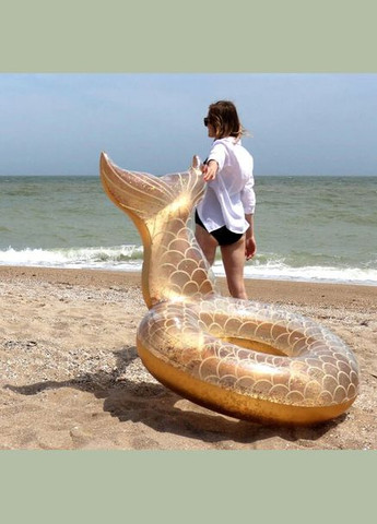 Коло надувне 56258 "Русалонька", з хвостом та блискітками, 147 х 107 х 79 см Intex (300102600)