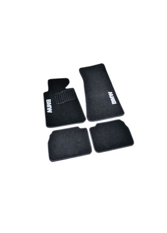 Ворсовые коврики в салон для БМВ/ BMW 5 (E34) (1987-1995) /Чёрные, кт 5шт Beltex 5-Series (360614716)