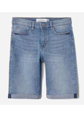 Женские джинсовые шорты бермуды Н&М (56892) W34 Синие H&M (290317116)