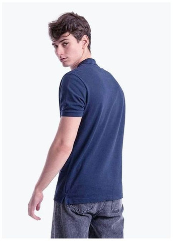 Темно-синяя футболка-поло мужское lacoste для мужчин LC