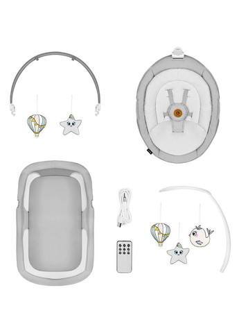 Колисковий центр LO-BELLA SET GREY CONCRETE Lionelo (323111860)