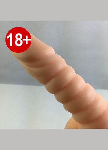 Фаллоімітатор силіконовий м'який Tigran S1 155x33 мм на присосці реалістичний No Brand (303885271)