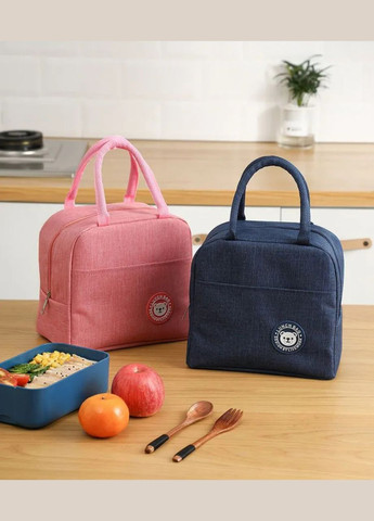 Термобокс для обідів ланч бокс Рожевий No Brand (329142082)