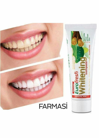 Зубна паста Eurofresh Whitening 112 г Farmasi (319715084)