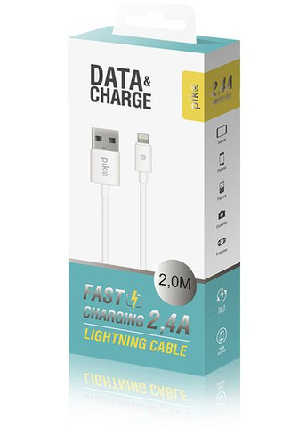 Кабель CB-UL12 Lightning 2м White Piko (301469255)