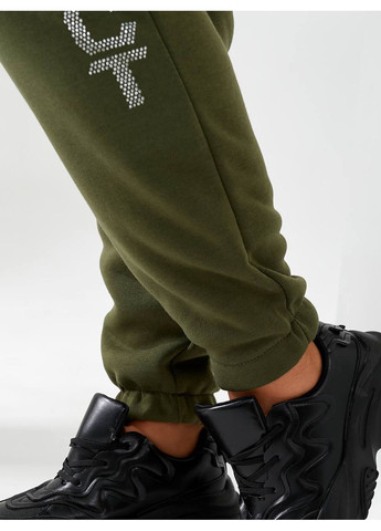 Теплый женский костюм на флисе цвет хаки New Trend (304988603)