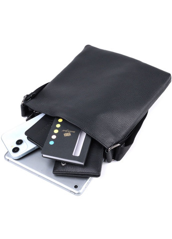 Тонкая сумка для мужчин через плечо из натуральной кожи 23х24х1,5 см Shvigel (315870875)