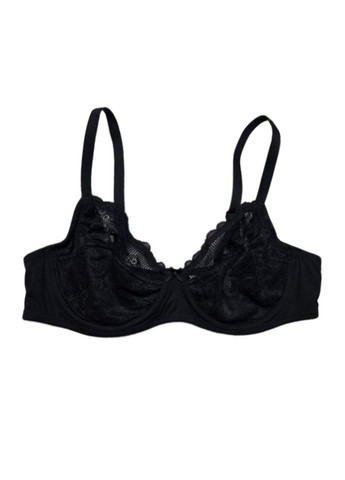 Чорний бюстгальтер з мереживом для жінки lycra® d0dpz чорний Dim еластан, поліамід