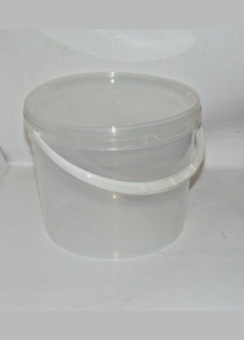 Відро кругле харчове прозоре з кришкою 5 л Лібо-Пласт (307165430)