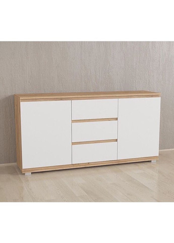 Комод под ТВ, на 3 выдвижных ящика и 2 двери с полками, без ручек B-003 No Brand (371910856)