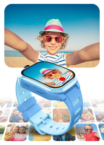 Дитячий смарт годинник AS10 з SIM карткою, прослушкою, GPS трекером та IPX7 вологозахистом Операційна система Android Lemfo (368785918)