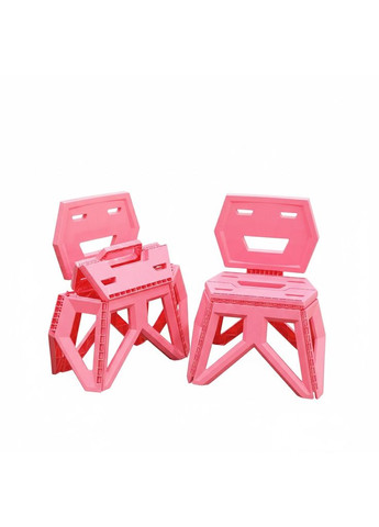Табурет складаний дитячий рожевий () Ozgen Plastik 323 (369656417)