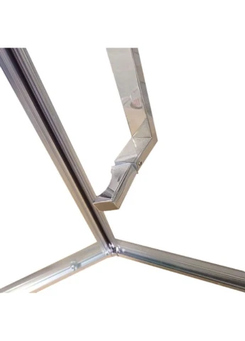Душевая кабина без поддона SR SC06-100x100x200-TR-01 прозрачное стекло Easy Clean 8мм, хром KOER (392252411)