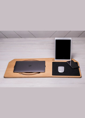 Гральна підставка для ноутбука «Hover» M Столик для геймера з індивідуальним підписом EcoWalnut (294052417)