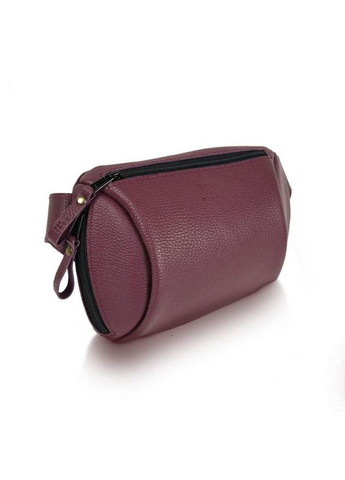 Бананка женская кожаная сумка через плечо Easy Бордовый флотар The Wings (302007410)