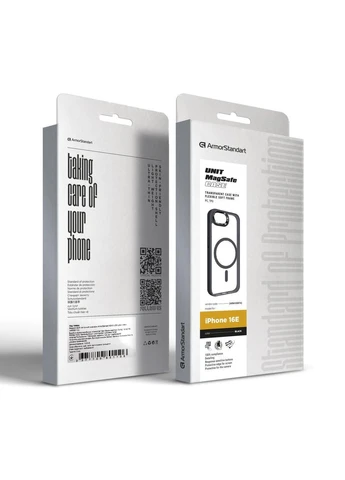 Чехол Unit MagSafe для Apple iPhone 17e / 16e Black (ARM83874) KLB ArmorStandart (390141469)