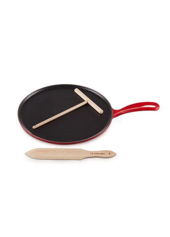 Чугунная сковорода для блинов Tradition красная эмалированная (27 см) Le Creuset (292132710)