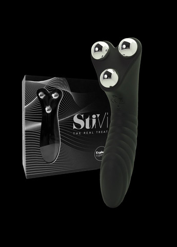 Вибратор для пар StiVi Real Threat Partner Vibrator - Black Hot (289868600)