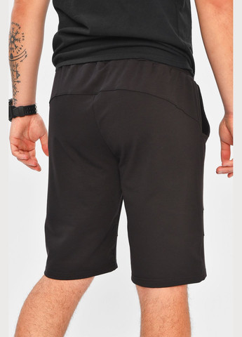 Шорты мужские однотонные черного цвета Let's Shop (341249096)